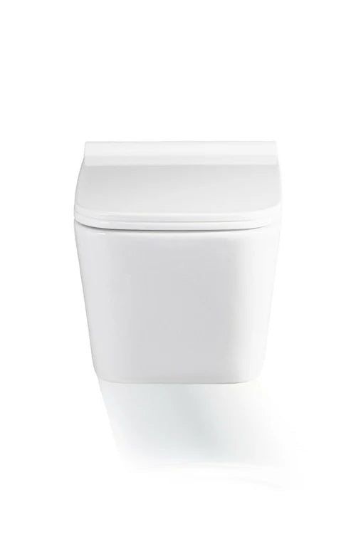 Geberit Duofix UP320 WC Frame Rimless Wall Hung Toilet Pan with Soft Close Seat