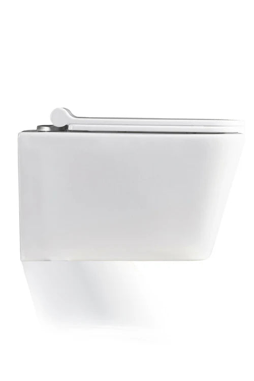 Geberit Duofix UP320 WC Frame Rimless Wall Hung Toilet Pan with Soft Close Seat