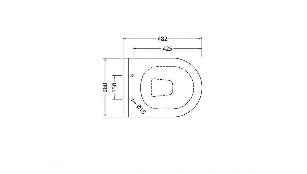 Globe Wall Hung Round Toilet