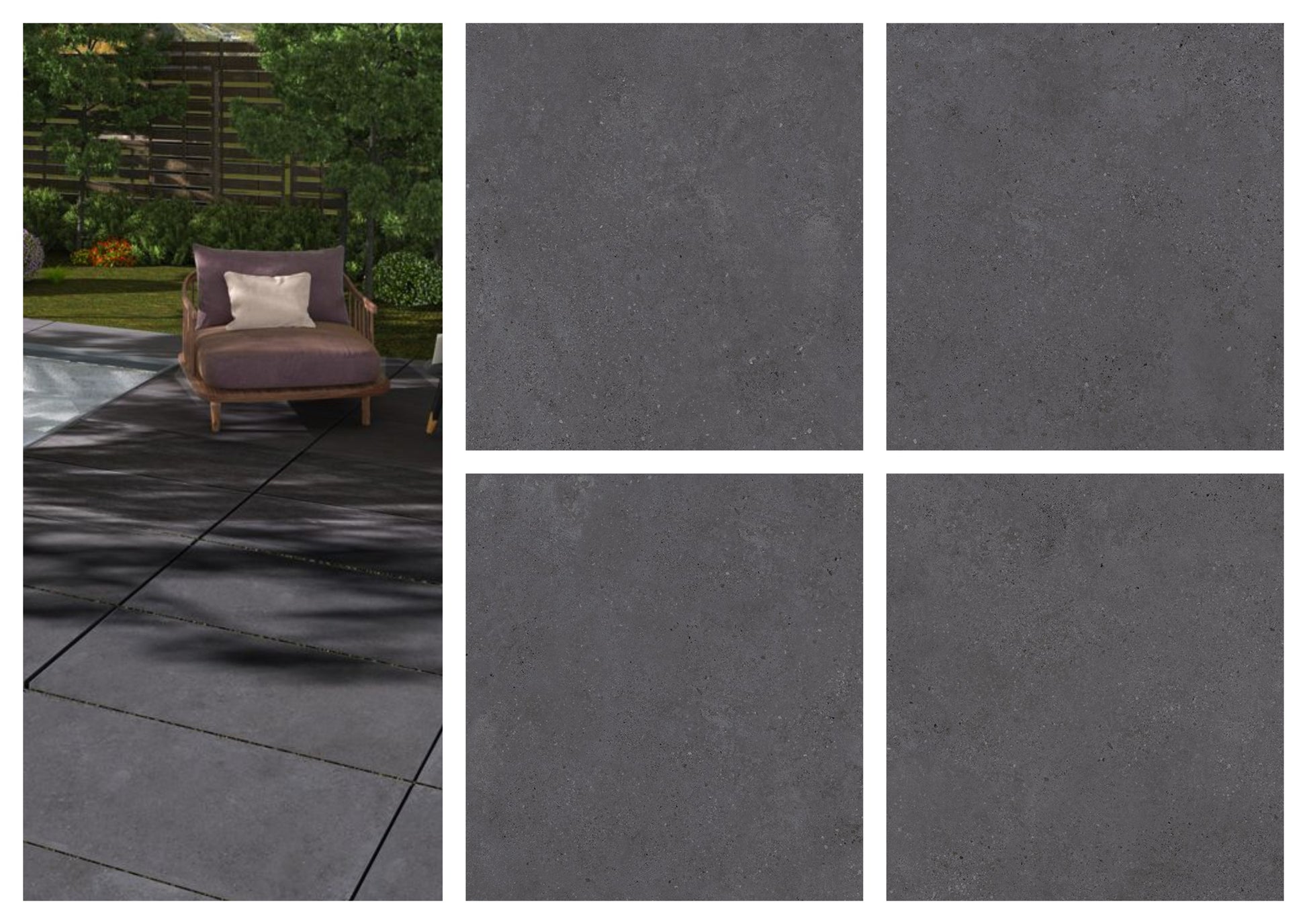 Grava Anthracite 60x60