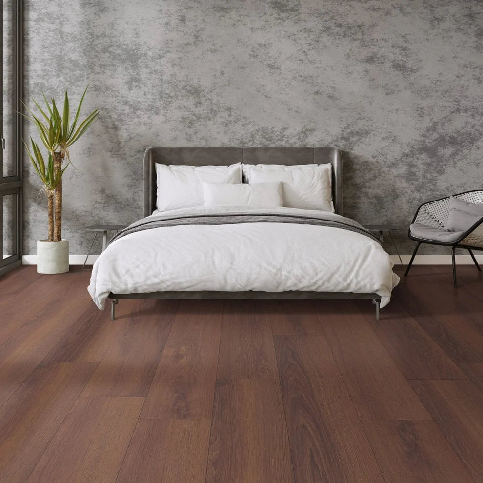 Acacia Dark Brown - 12mm Laminate Flooring