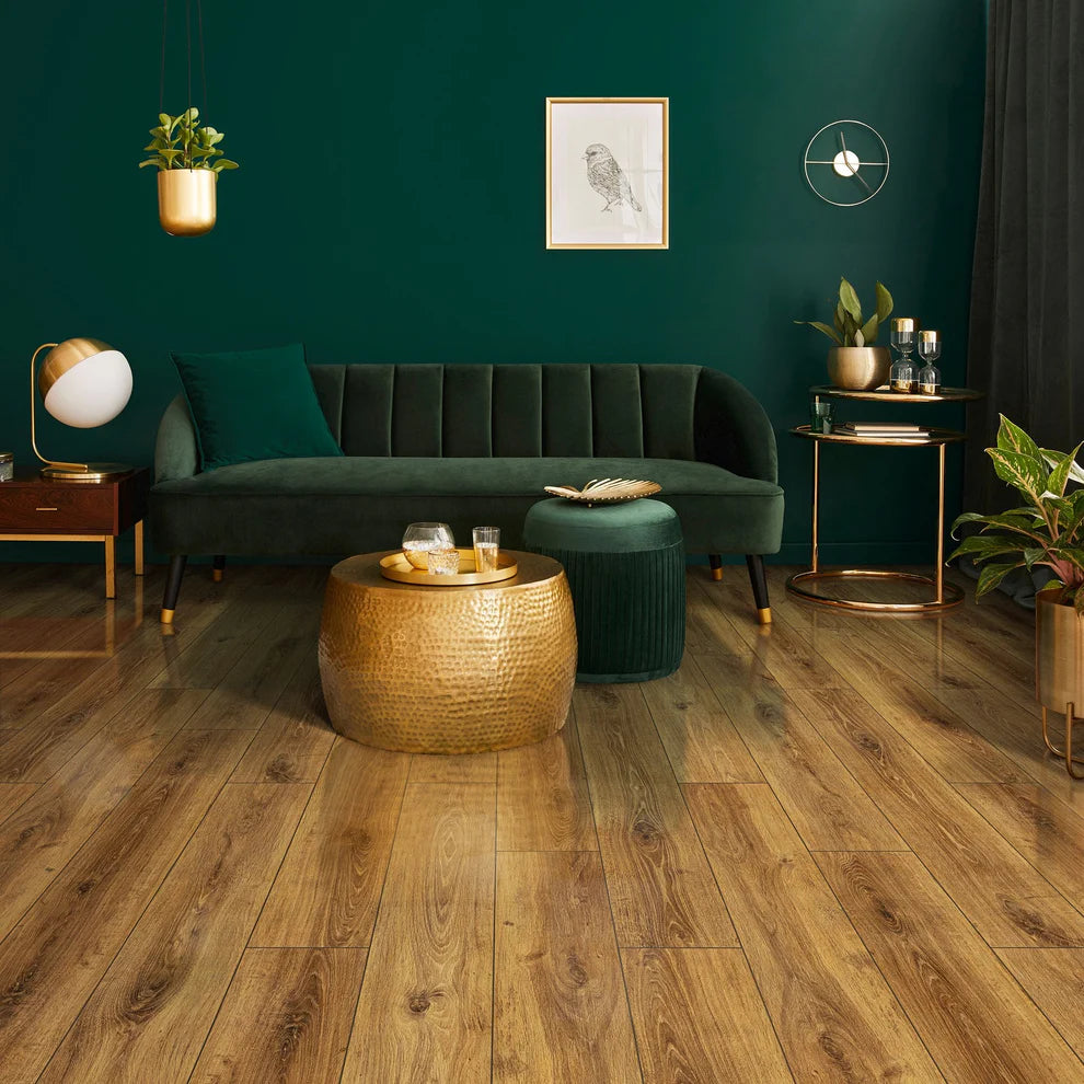 Timber Auburn - 8mm High Gloss Laminate Flooring