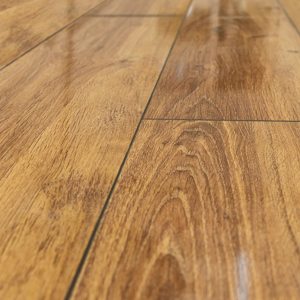 Timber Auburn - 8mm High Gloss Laminate Flooring