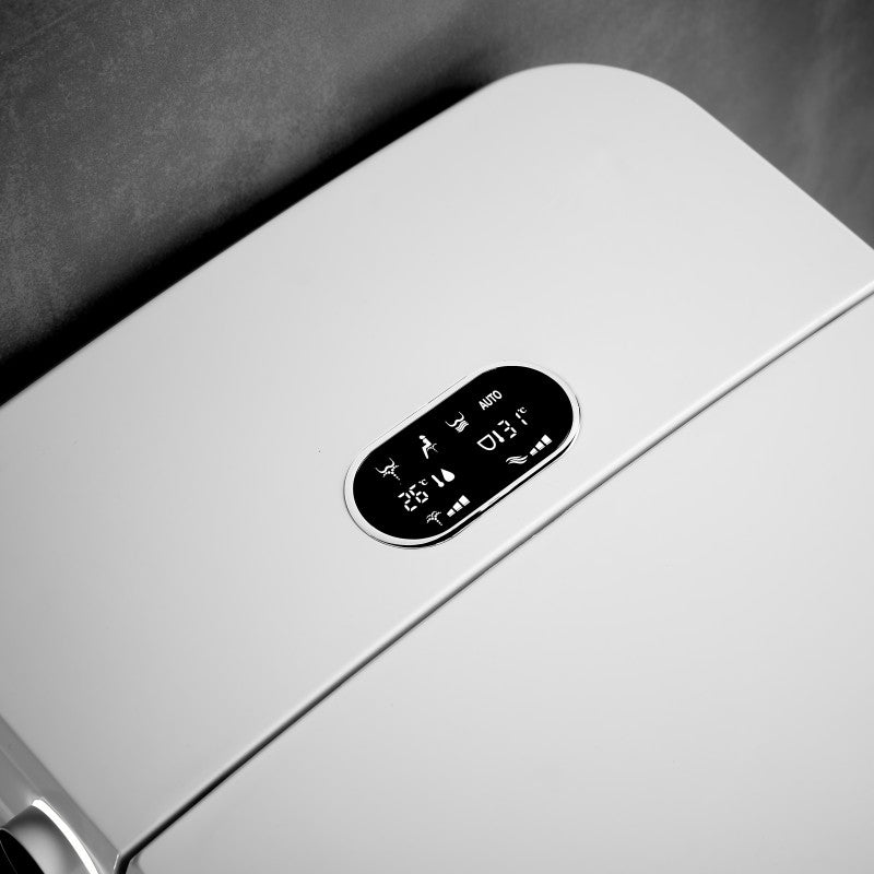 Intelligent Tankless Rimless BTW Pan Temperature Controlled with Bidet