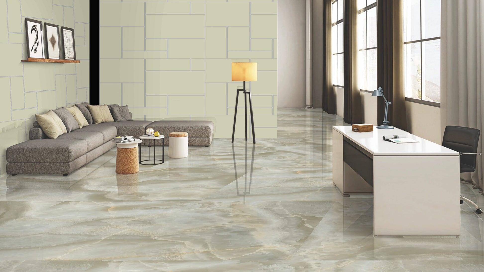 Olive Orb 60x60