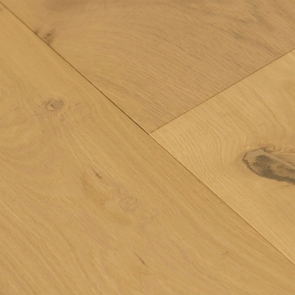 Invisible Brushed Oak - 14mm Matt Lacquered Engineered Real Wood Flooring