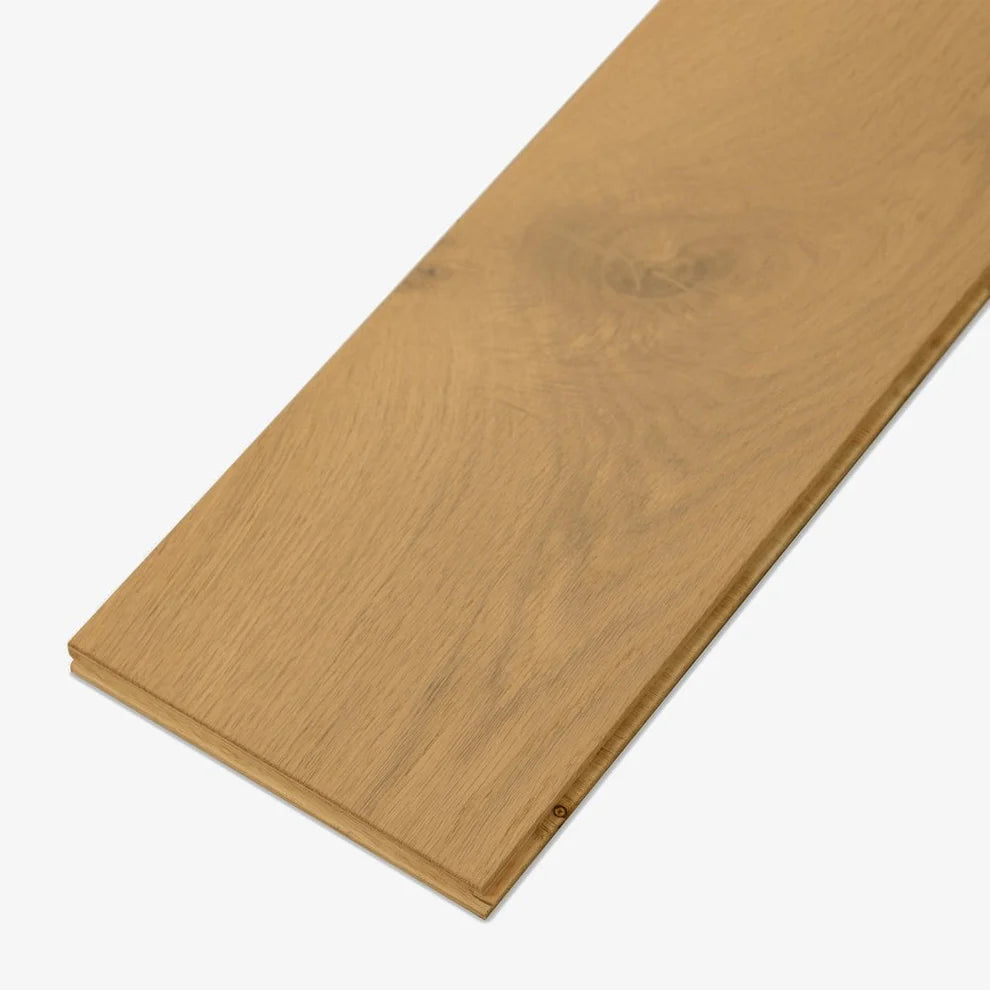 Invisible Brushed Oak - 14mm Matt Lacquered Engineered Real Wood Flooring