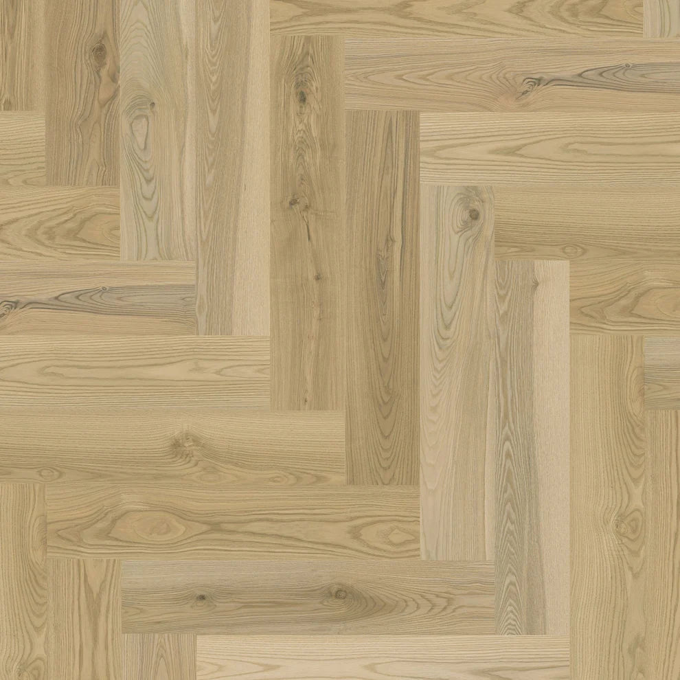 Kitchener Oak - Herringbone 5mm Purecoat Rigid Core Vinyl Flooring