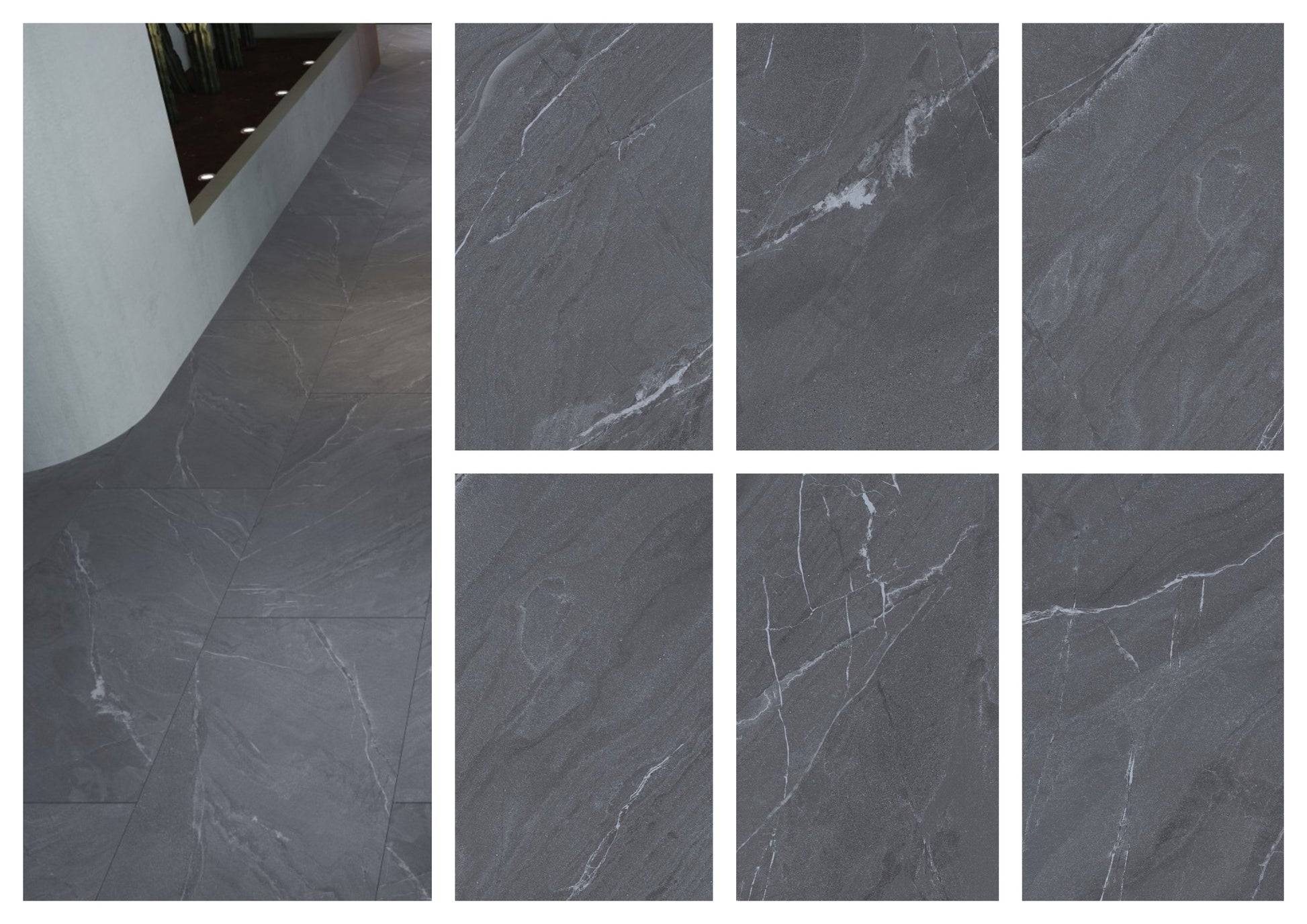 Lagom Anthracite 30x60