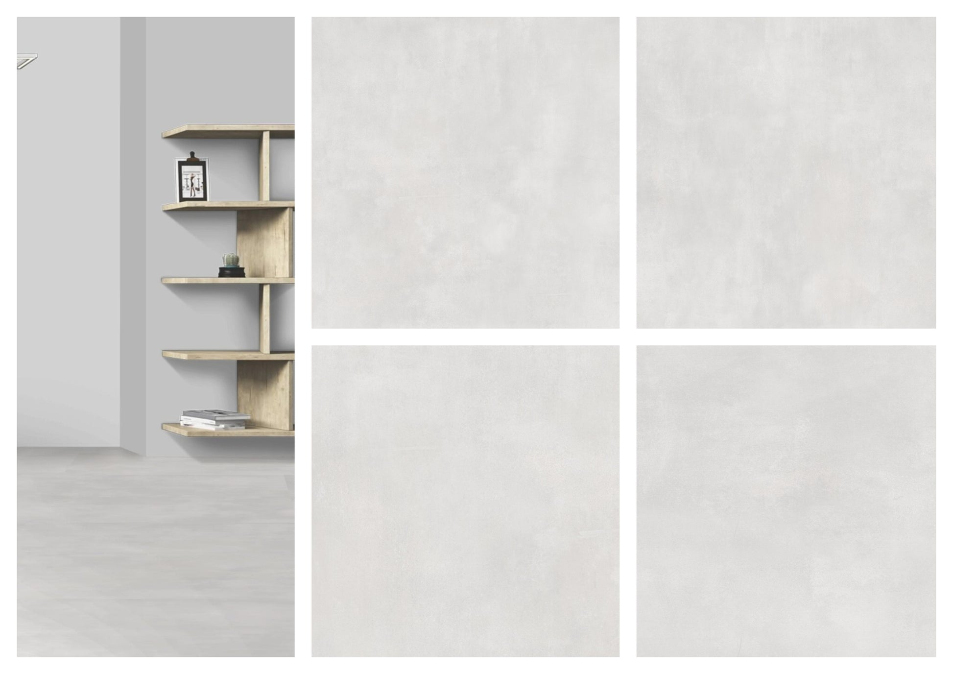 Silver Grey Matt 60x60