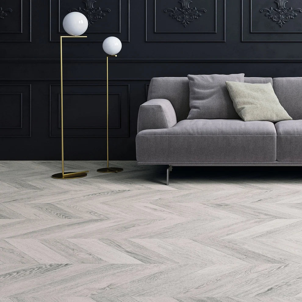 Light Grey - Water-resistant 8mm Matt Laminate Flooring