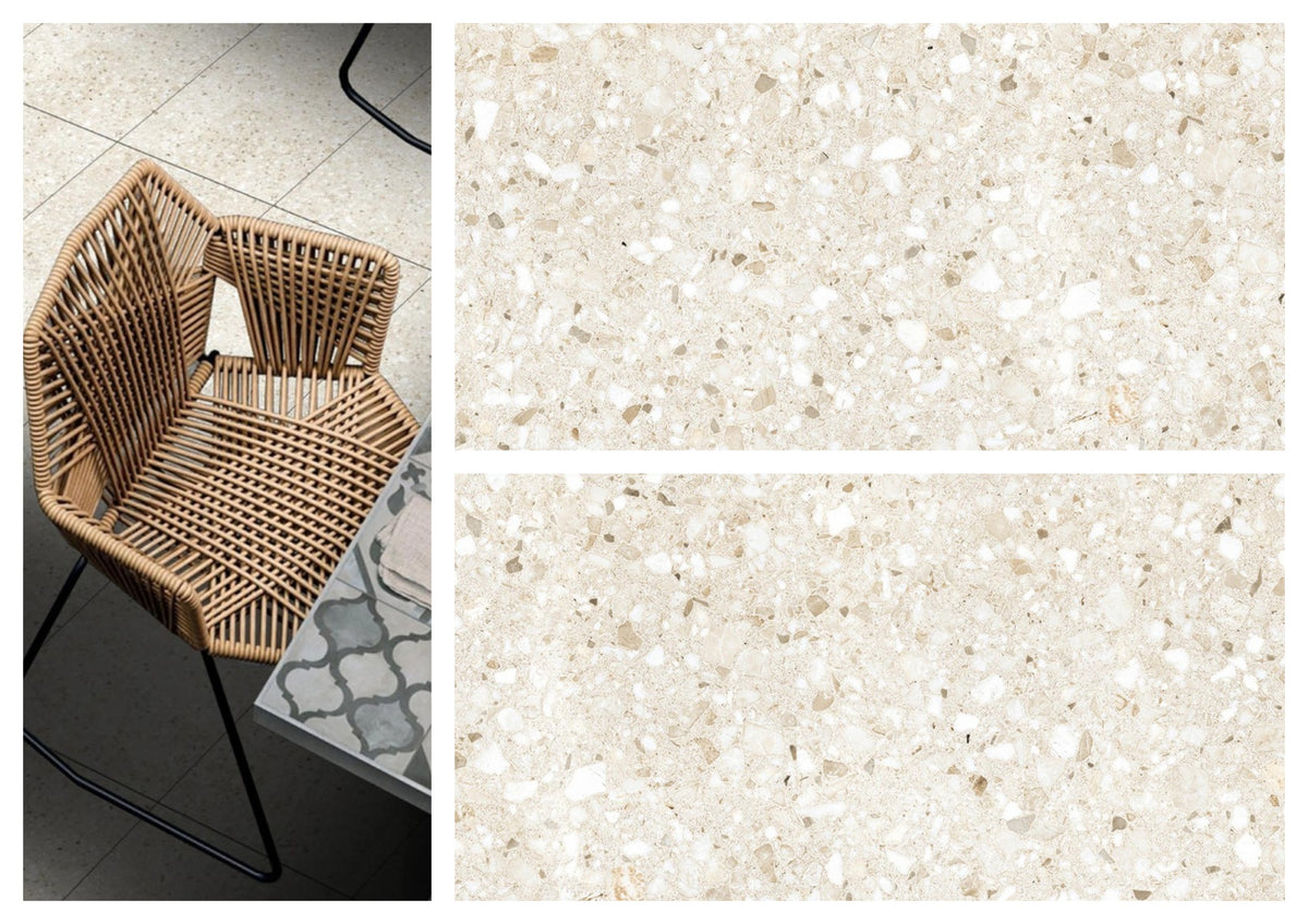 Light Beige Terrazzo 60x120