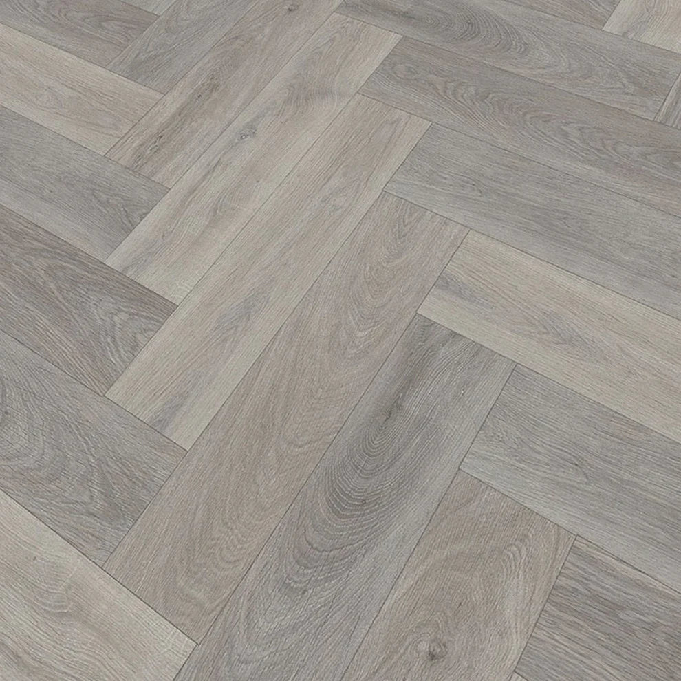 Light Grey Oak - Herringbone SPC 5.5mm Rigid Core Vinyl Flooring