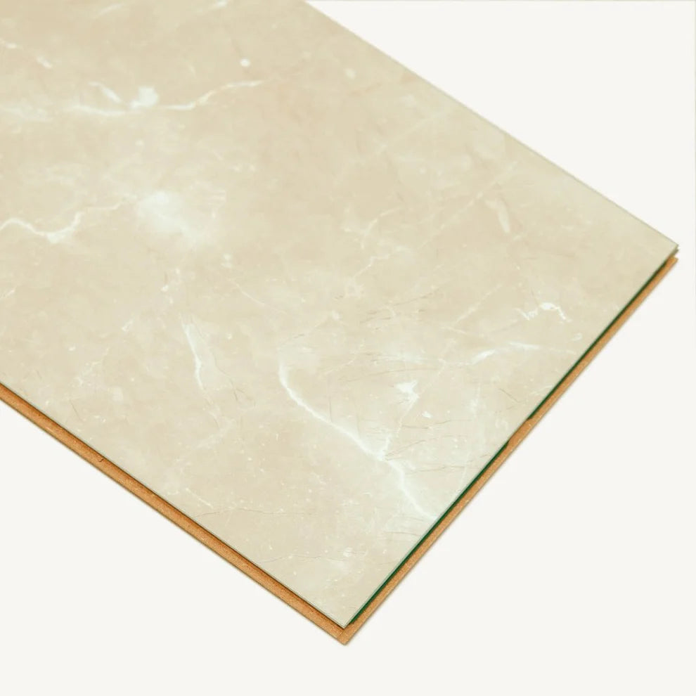 Albera Ivory Marble - 8mm High Gloss Laminate Flooring