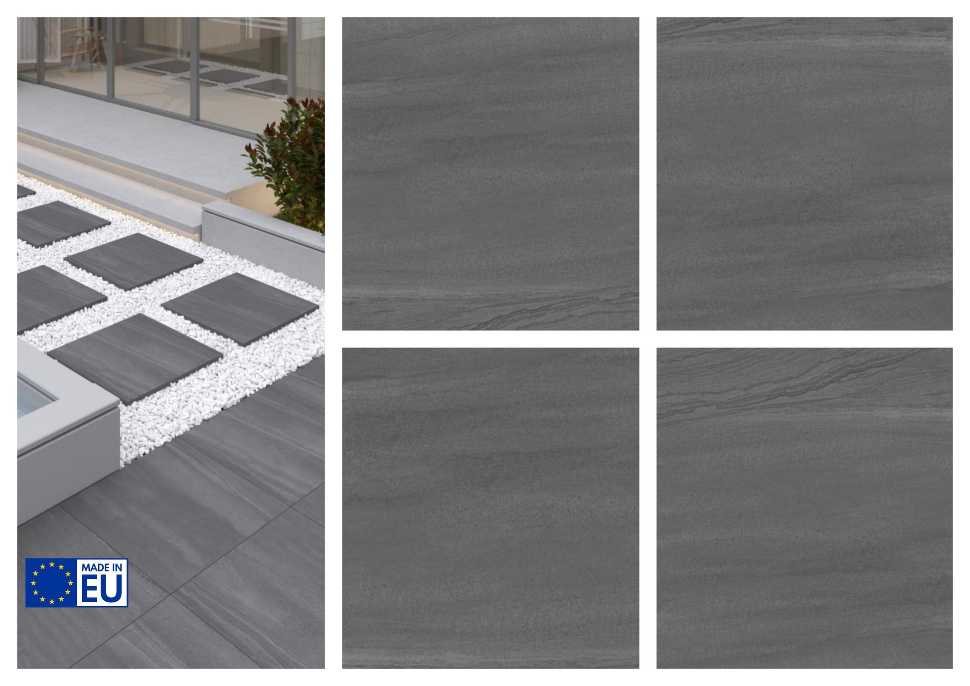 London Stone Anthracite 60x60