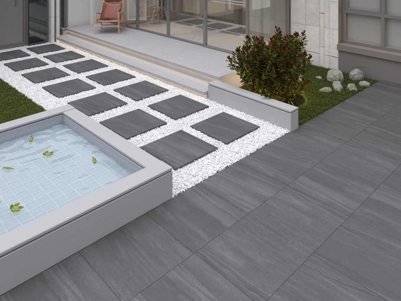 London Stone Anthracite 60x60