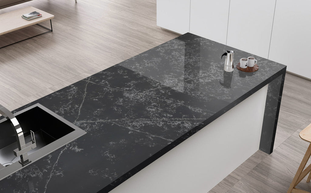 Roma Black Quartz Worktop