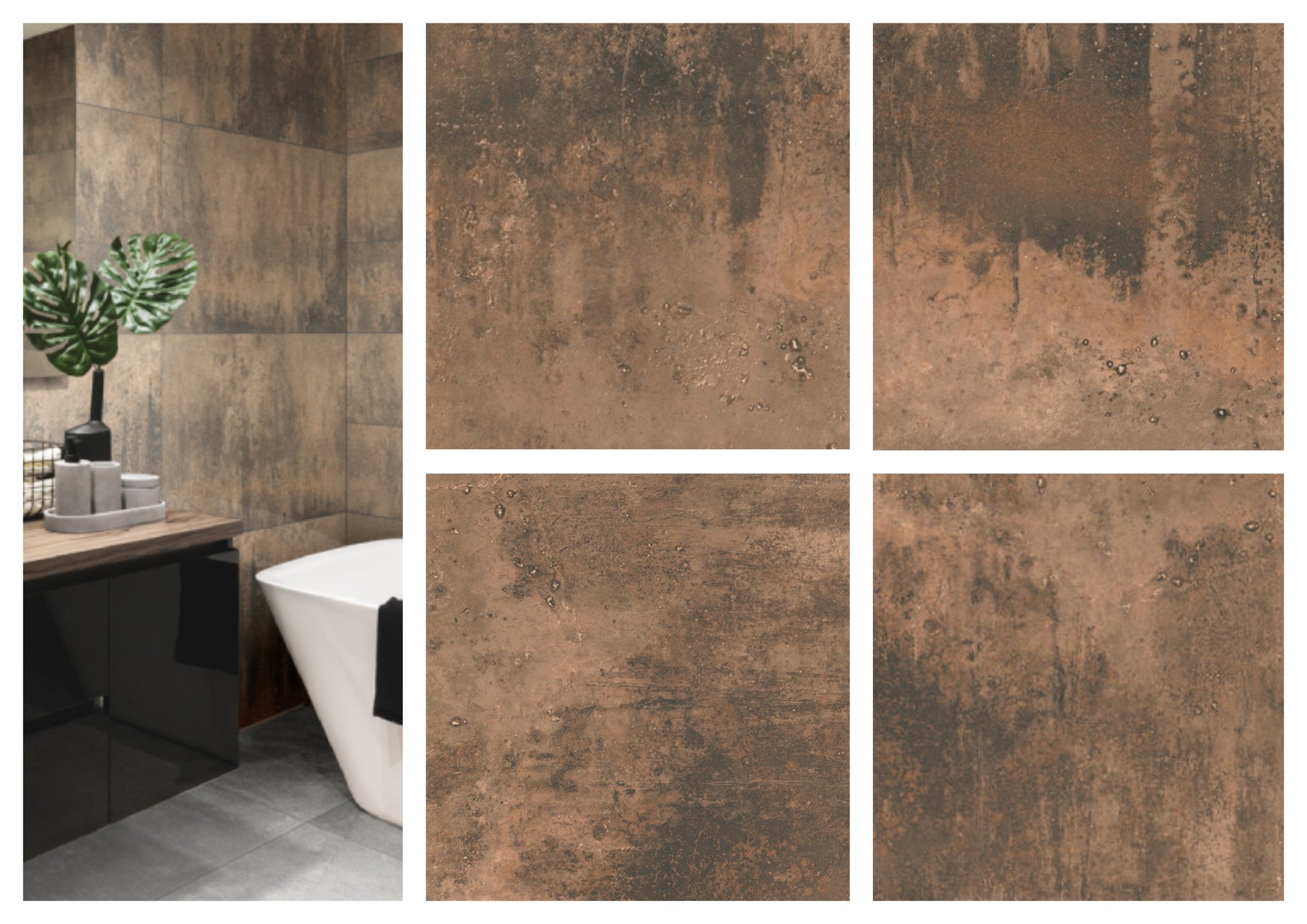 Metallo Lux Copper 60x60