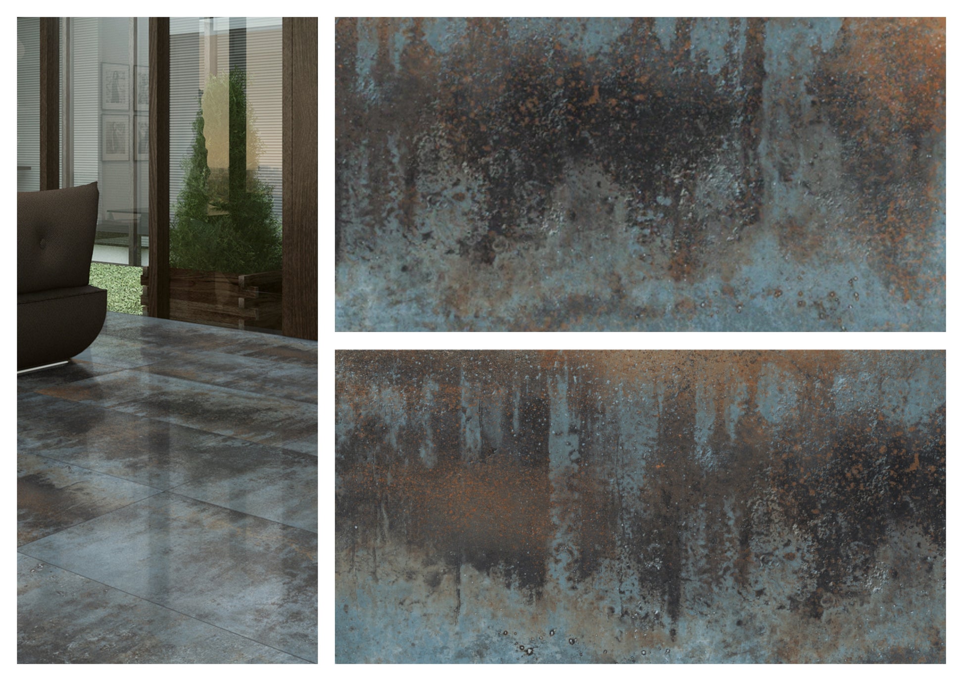 Metallo Lux Blue 60x120