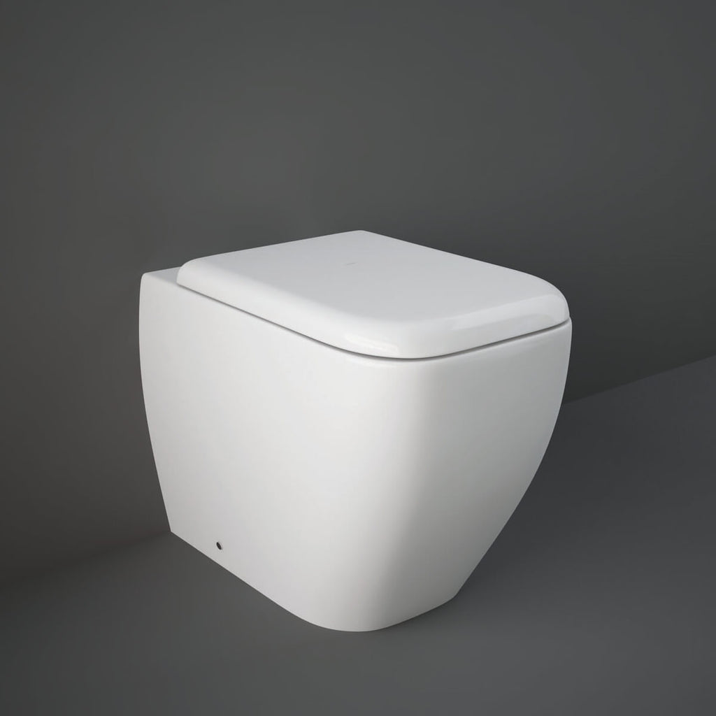 RAK Ceramics Metropolitan Back To Wall WC Pan & Wrap Over Soft Close Urea Seat