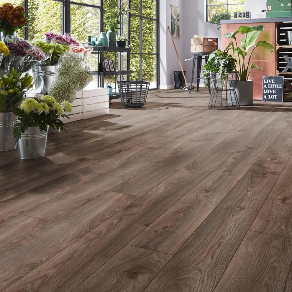 Magnolia Dark Brown - 12mm Laminate Flooring