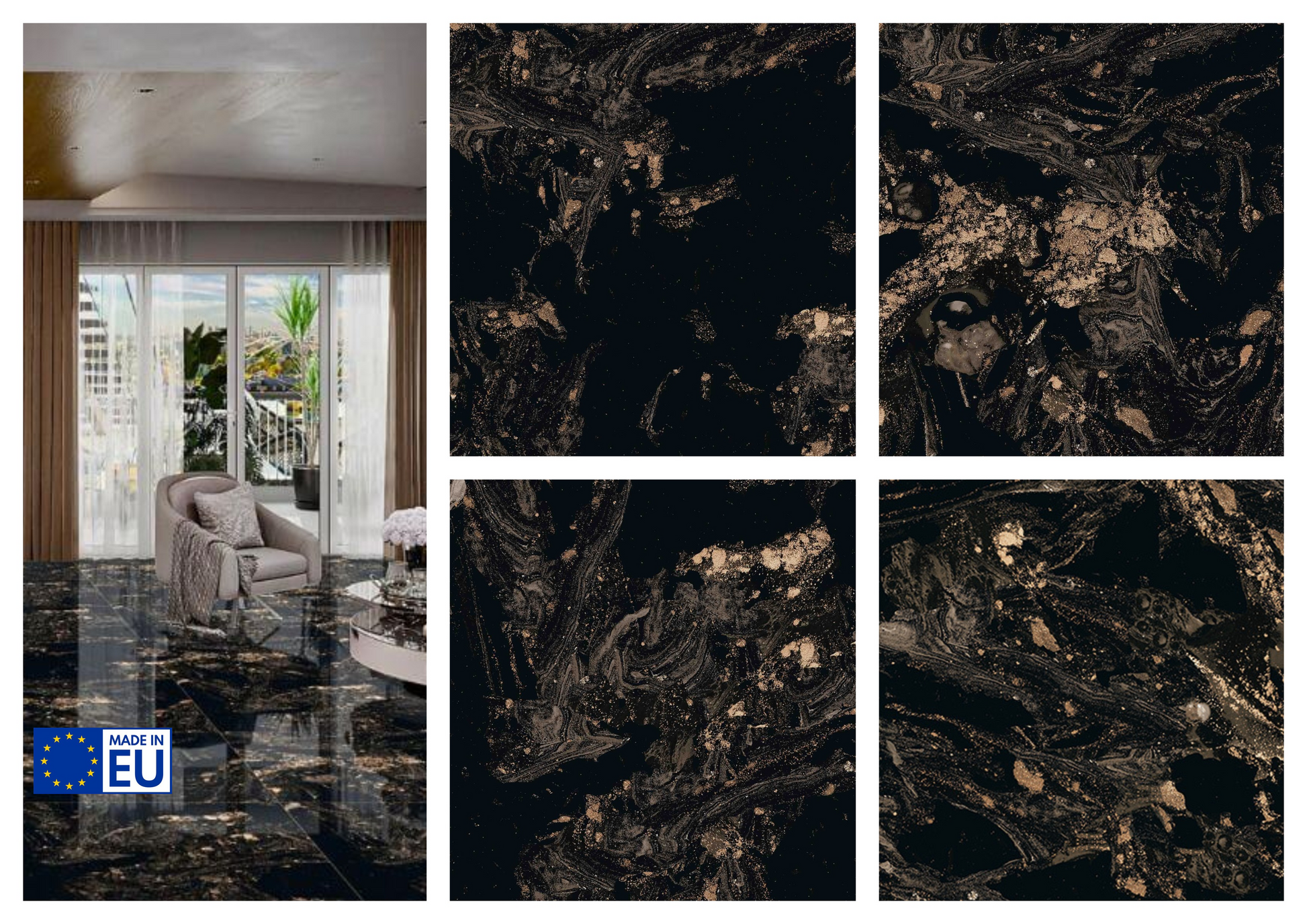 Magnifique Black 60x60