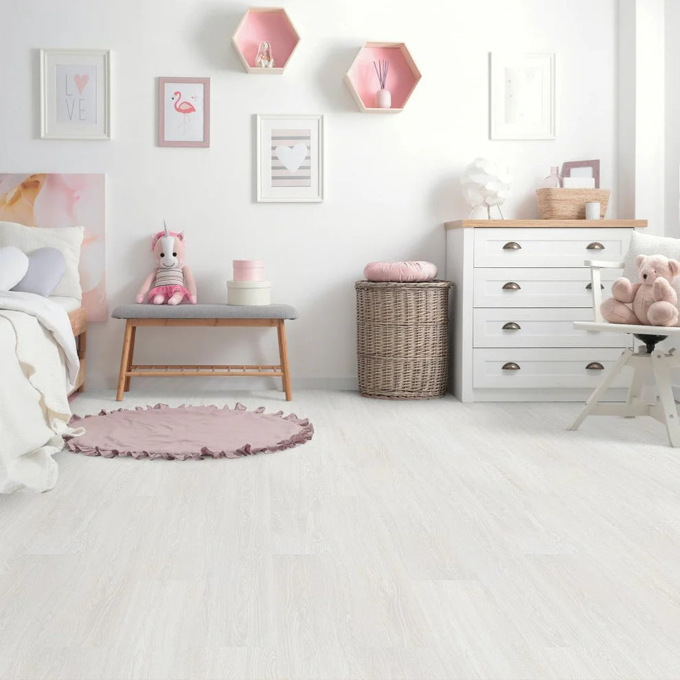 Misty White Oak - SPC 5mm Rigid Core Vinyl Flooring