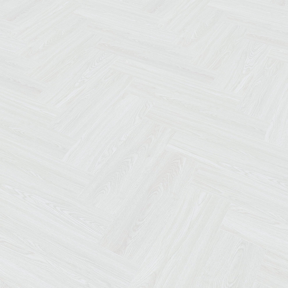 Misty White Oak - SPC Herringbone 5.5mm Rigid Core Vinyl Flooring