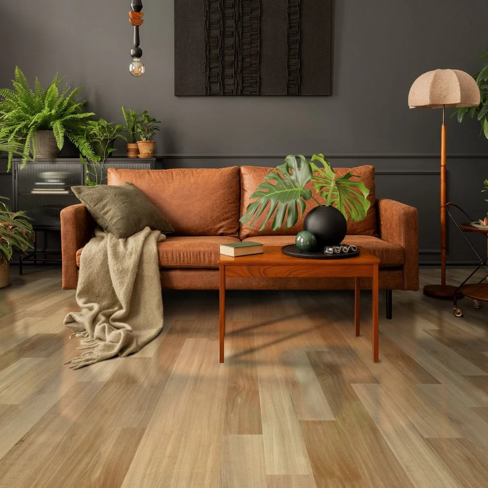 Maple Oak - 12mm High Gloss Laminate Flooring