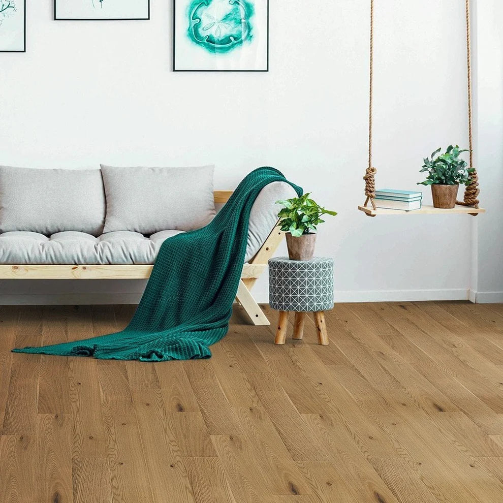 Natural Oak Smoked - 14mm Smoked Engineered Real Wood Flooring