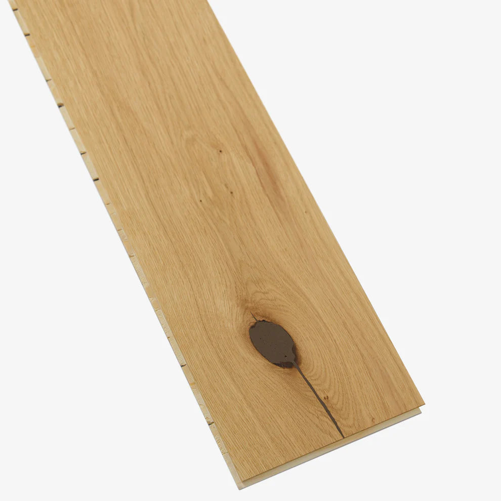 Natural Oak - Light Brushed Engineered Real Wood Flooring