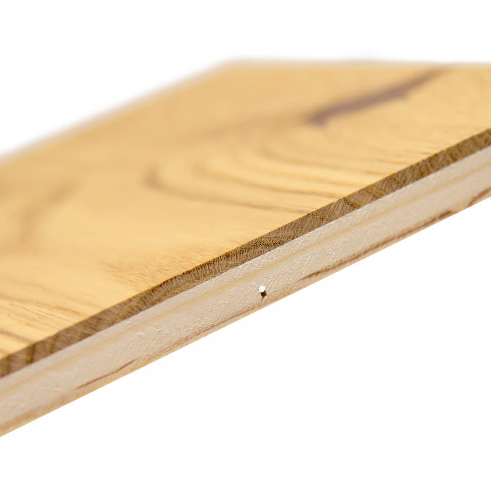 Natural Oak - Light Brushed Engineered Real Wood Flooring