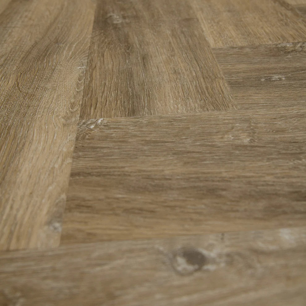 Nelson Oak - Herringbone SPC 2mm UV Coated Luxury Vinyl Flooring