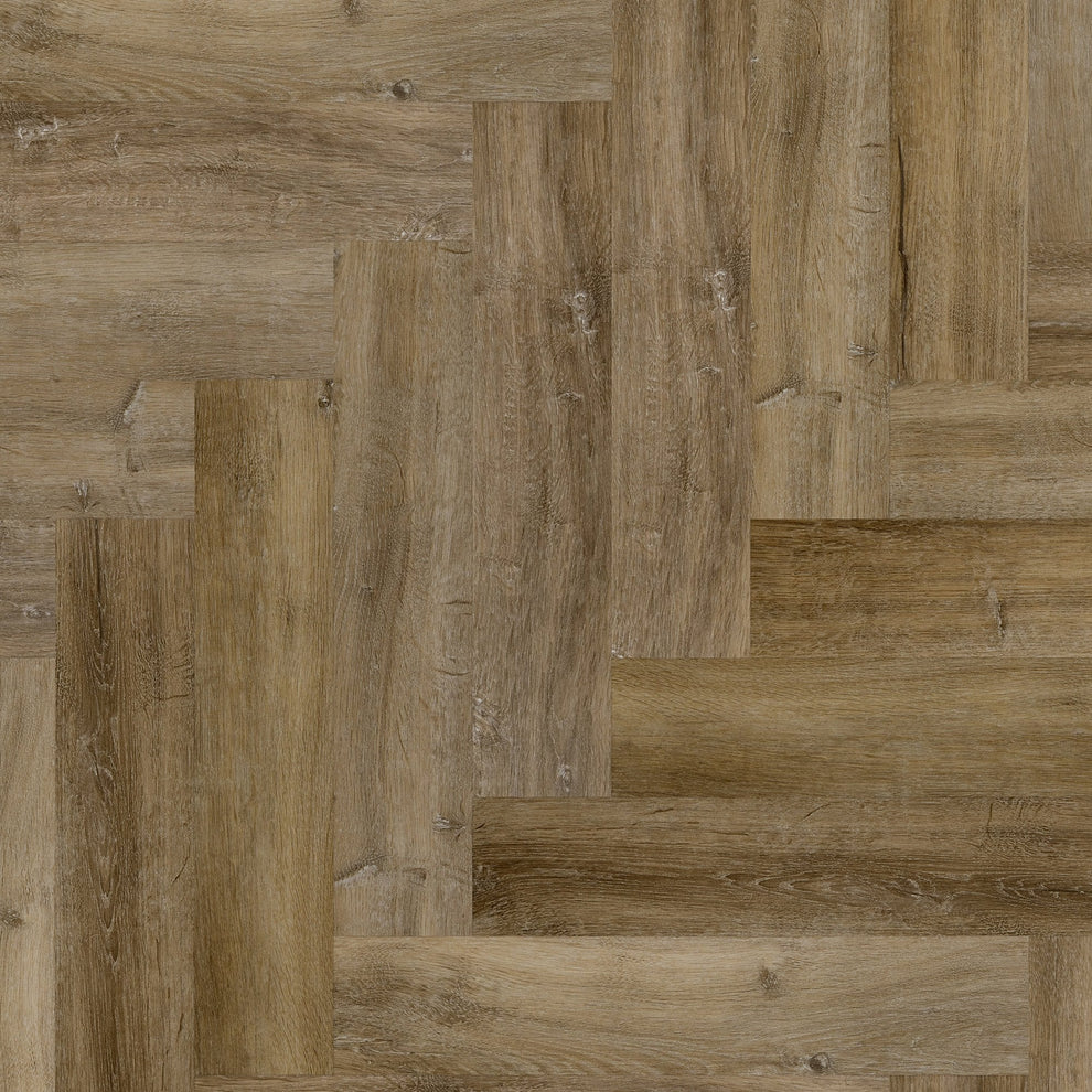 Nelson Oak - Herringbone SPC 2mm UV Coated Luxury Vinyl Flooring