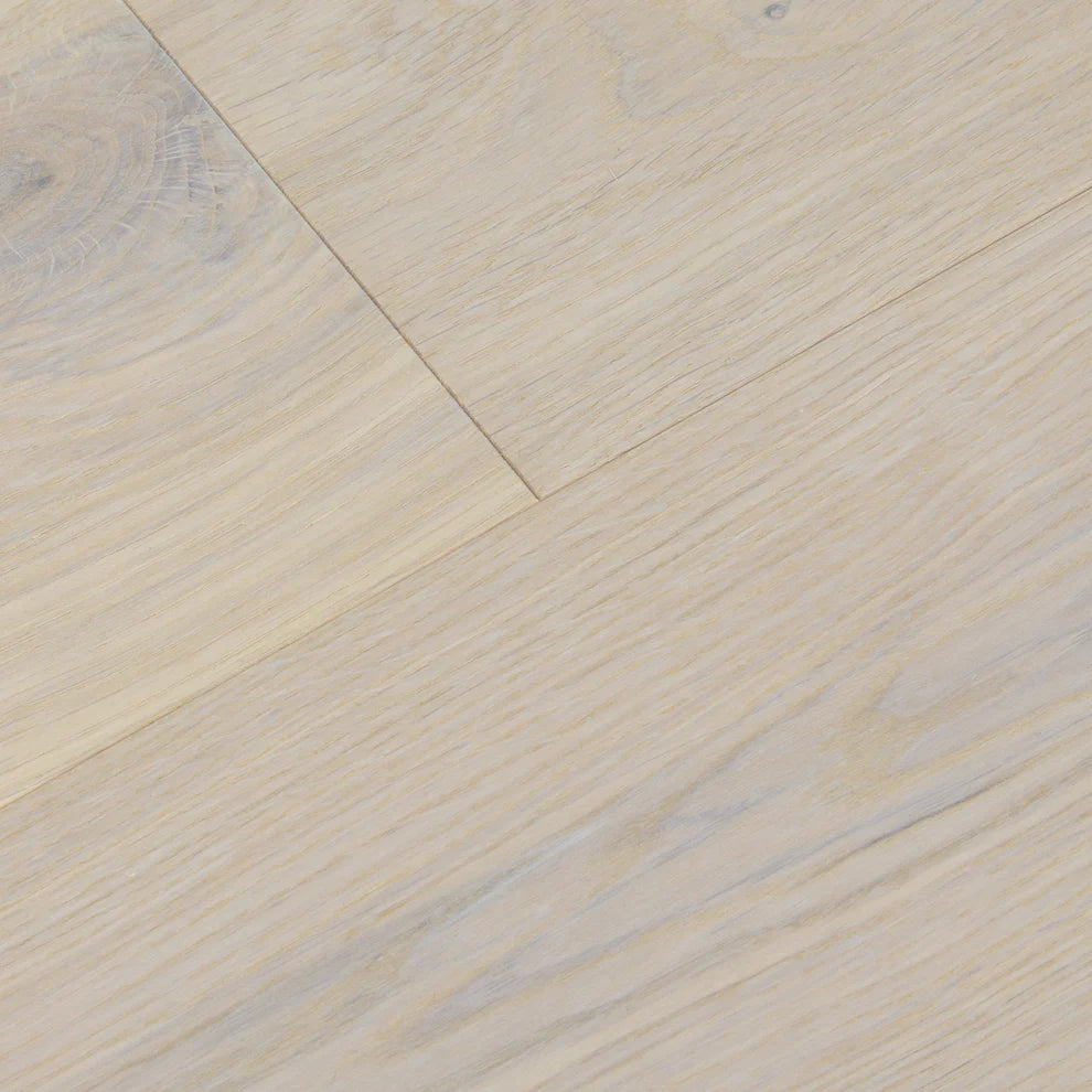New White Oak - Light Brushed Engineered Real Wood Flooring