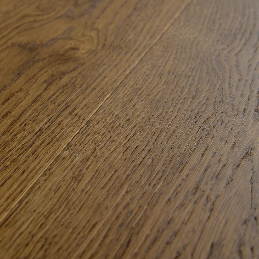 Nugat Oak - Light Brushed Engineered Real Wood Flooring