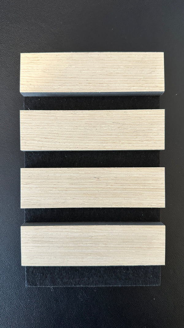 Wooden Acoustic Wall Panels 2400mmx600mm - Oak
