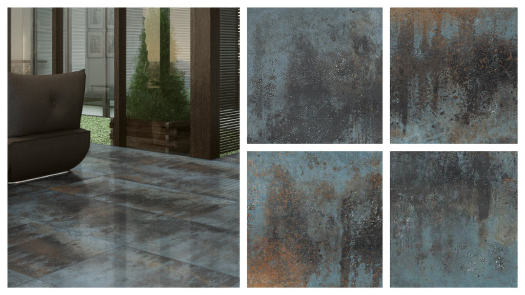 METALLO LUX BLUE 60x60