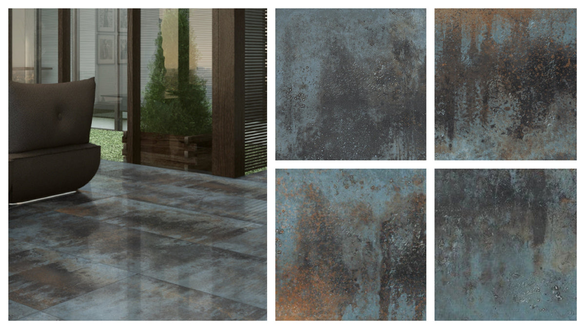 METALLO LUX BLUE 60x60