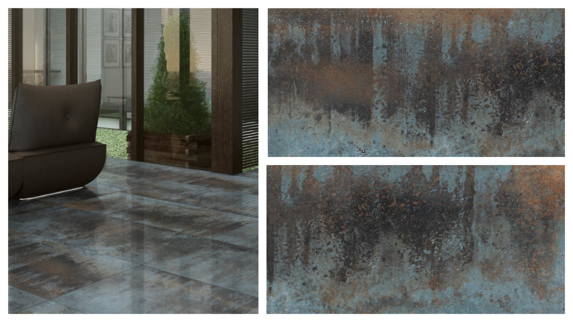 METALLO LUX BLUE 60x120