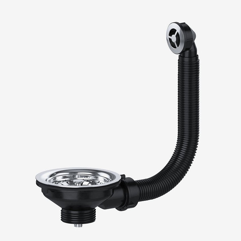 Basket Strainer Waste with Round Overflow