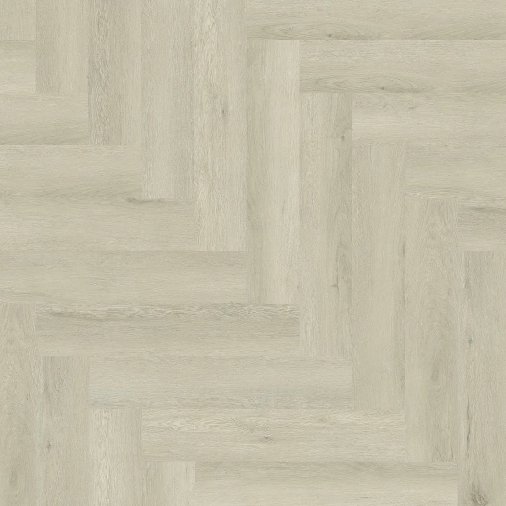 Parksville Oak - Herringbone 5mm Embossed Purecoat Rigid Core Vinyl Flooring