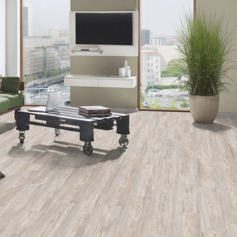 Oyster White - 10mm Handscraped Laminate Flooring