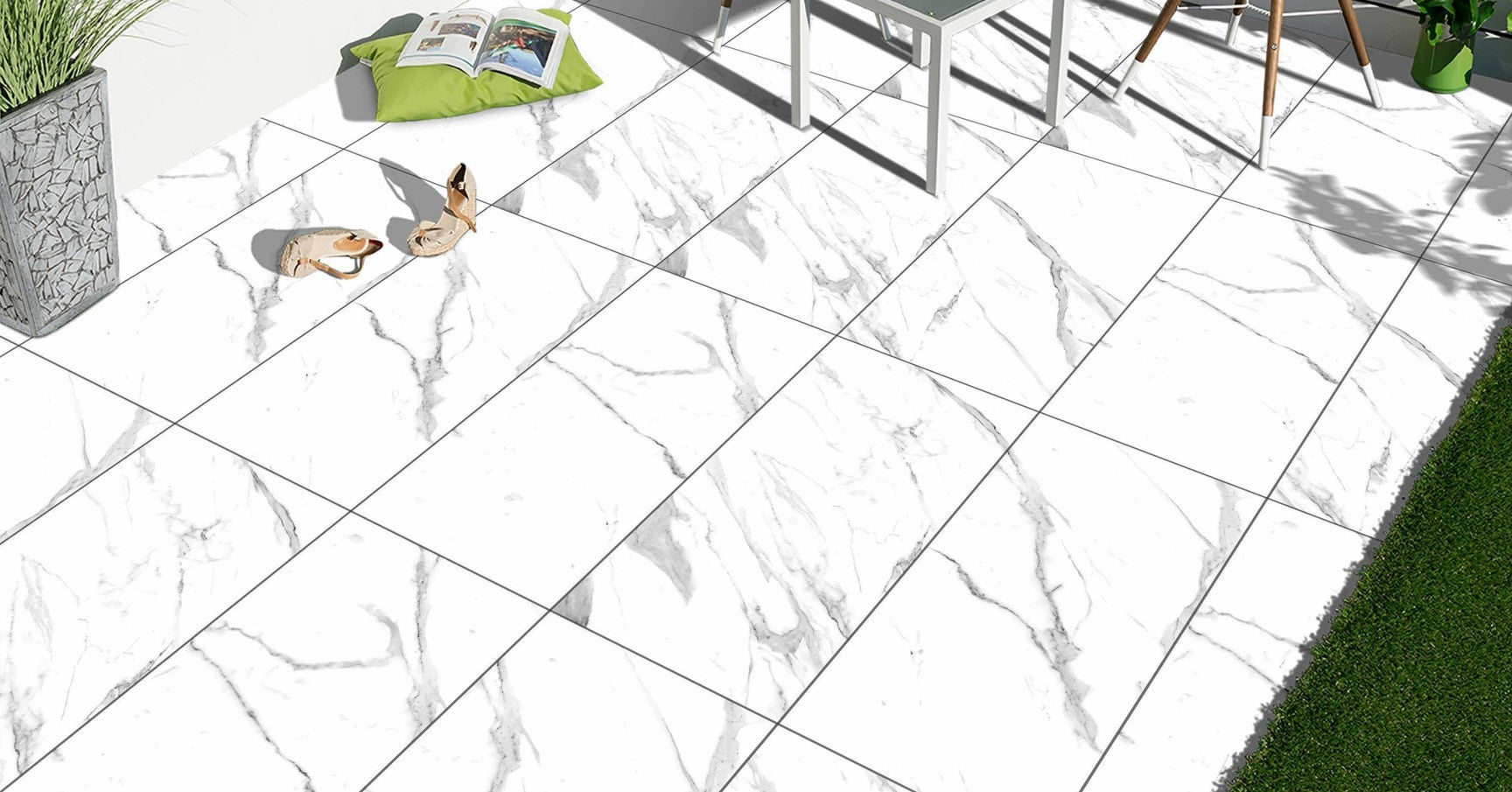 Plaza White 60x120 Matt