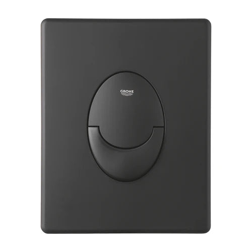 Rak Ceramics Rimless Wall Hung Toilet Pan Seat & Grohe WC Frame Matt Black Flush Plate