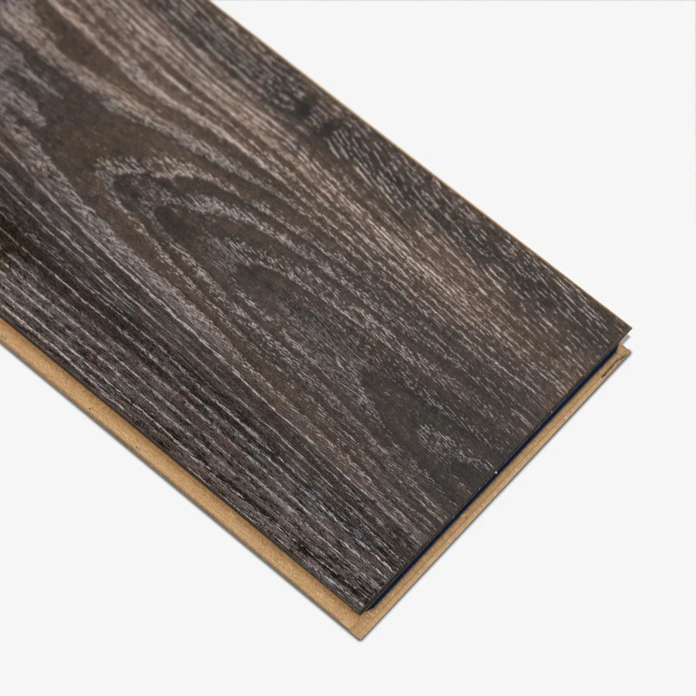 Timber Stone Brown - 8mm High Gloss Laminate Flooring