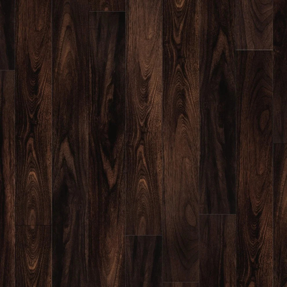 Maple Walnut - 12mm High Gloss Laminate Flooring