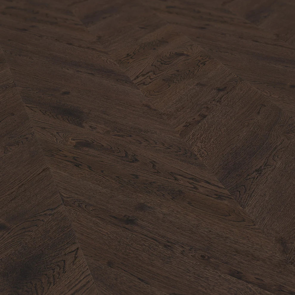 Riverbank Oak - Chevron 15mm Matt UV lacquer Engineered Real Wood Flooring