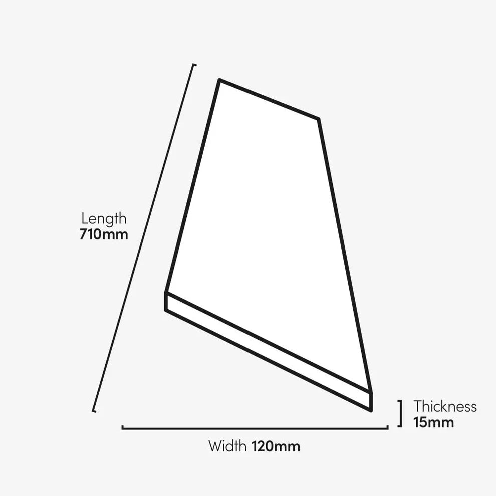 Riverbank Oak - Chevron 15mm Matt UV lacquer Engineered Real Wood Flooring