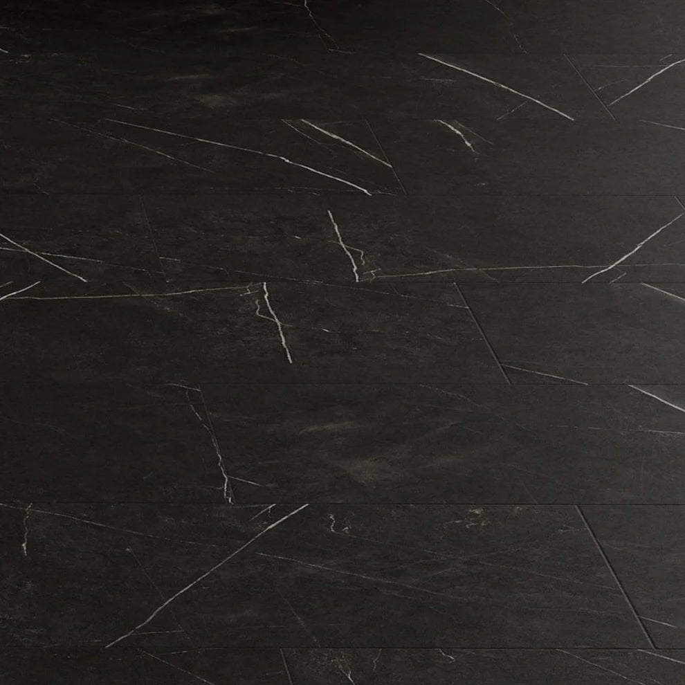 Black Marble - Prime Plus 5mm Embossed Purecoat Rigid Core Vinyl Flooring